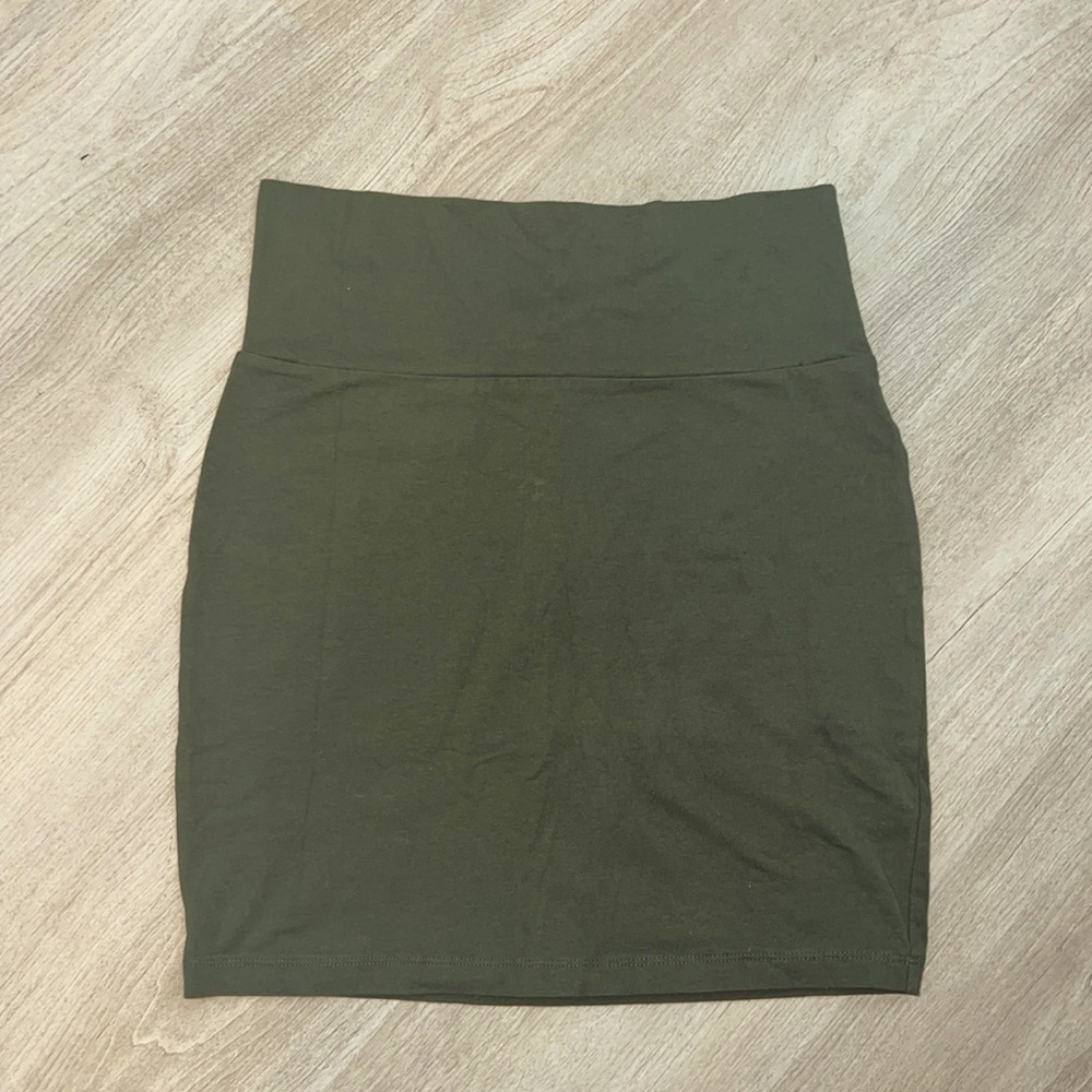 Green Medium Mini Skirt
